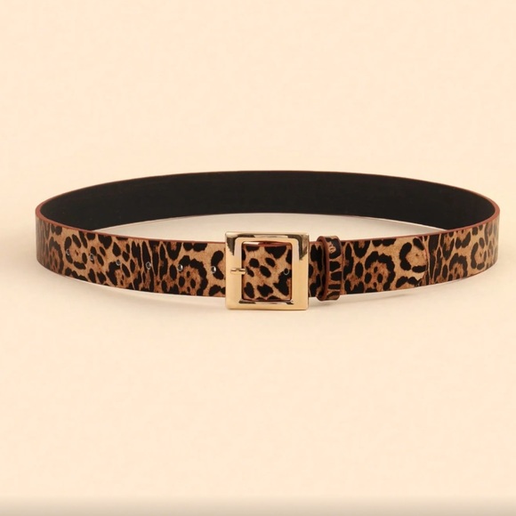 3 Vegan Leather high waist belts dress gold hardware - Picture 15 of 15